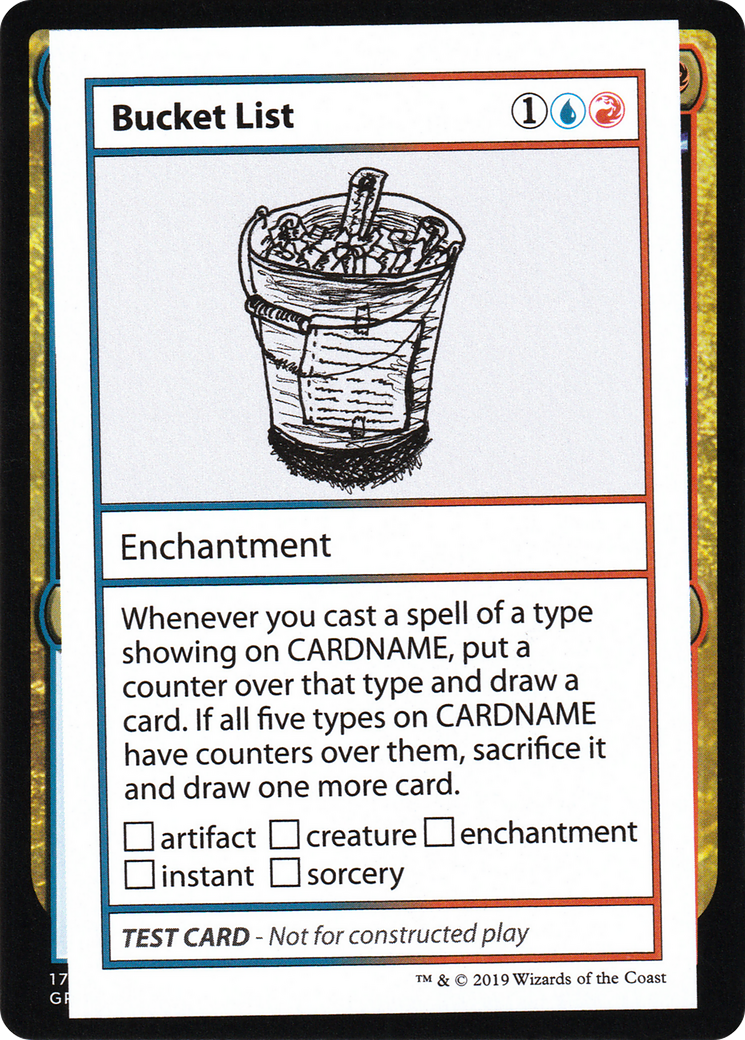 Bucket List [CMB2-89]