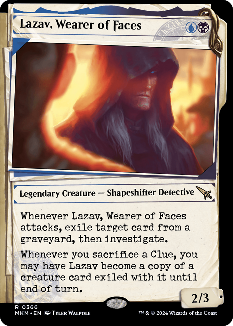 Lazav, Wearer of Faces - Dossier Showcase [MKM-366]