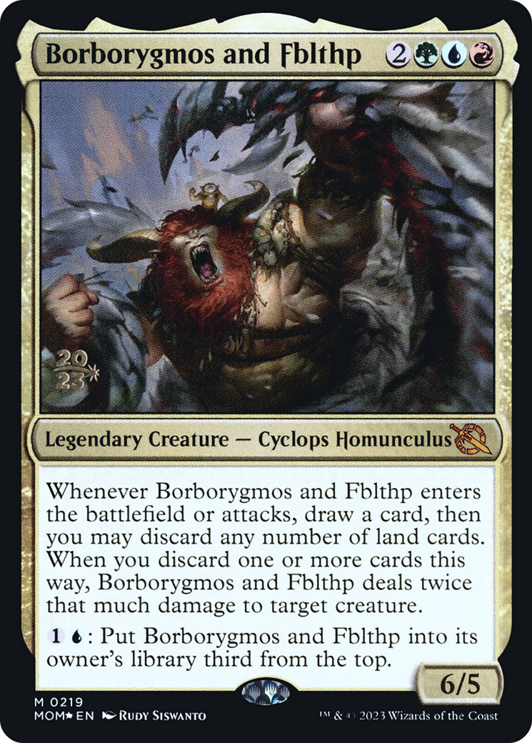 Borborygmos and Fblthp - Prerelease Promo [PMOM-219s]