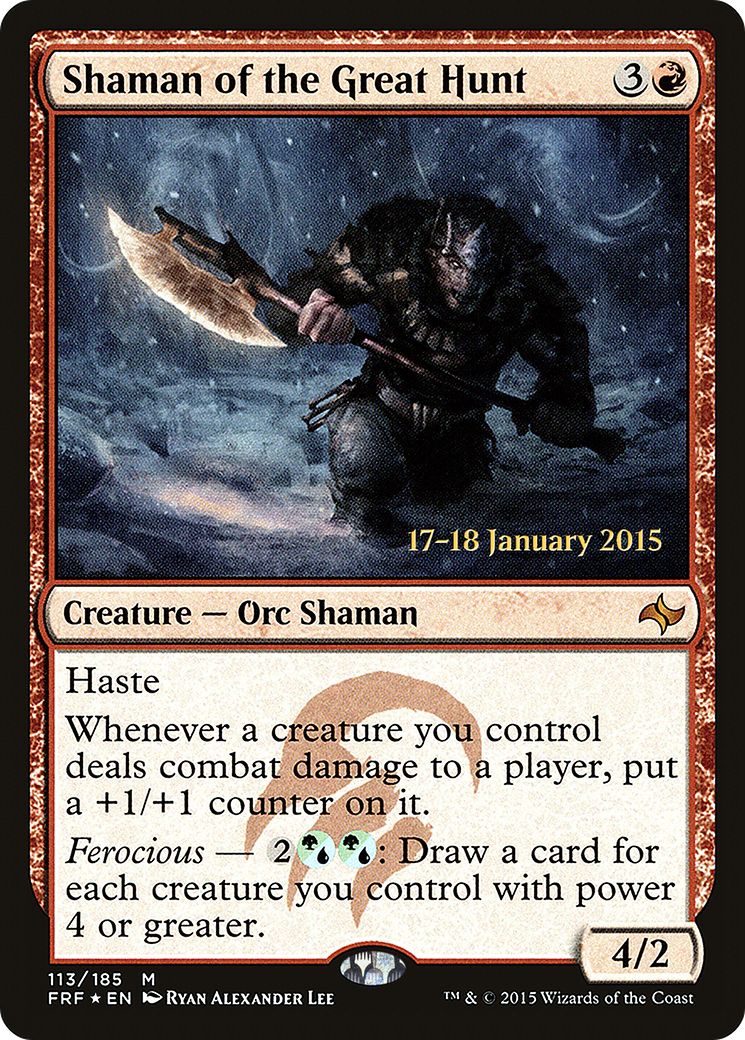 Shaman of the Great Hunt - Prerelease Promo [PFRF-113s]
