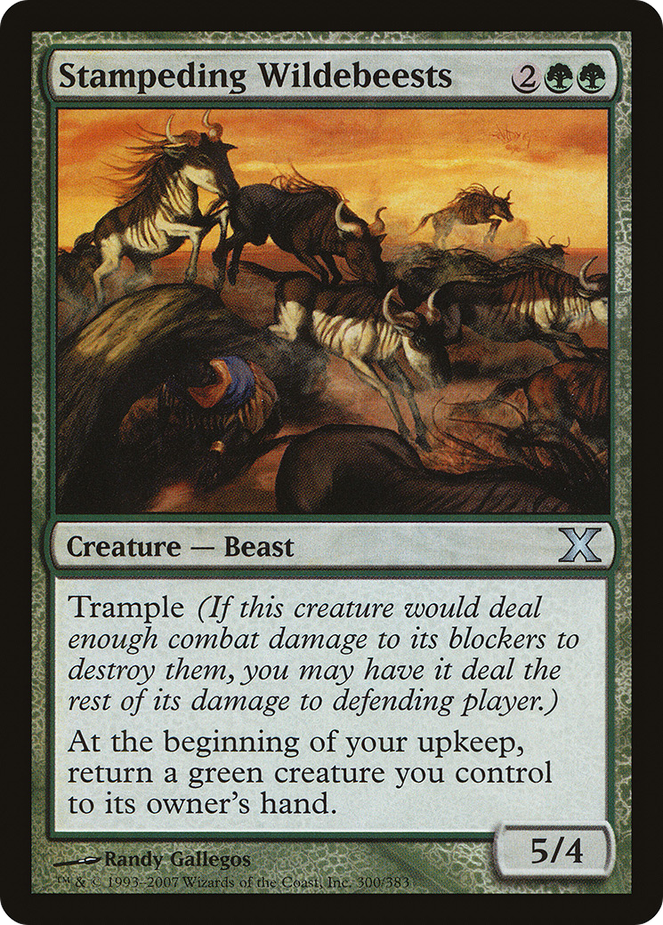 Stampeding Wildebeests [10E-300]