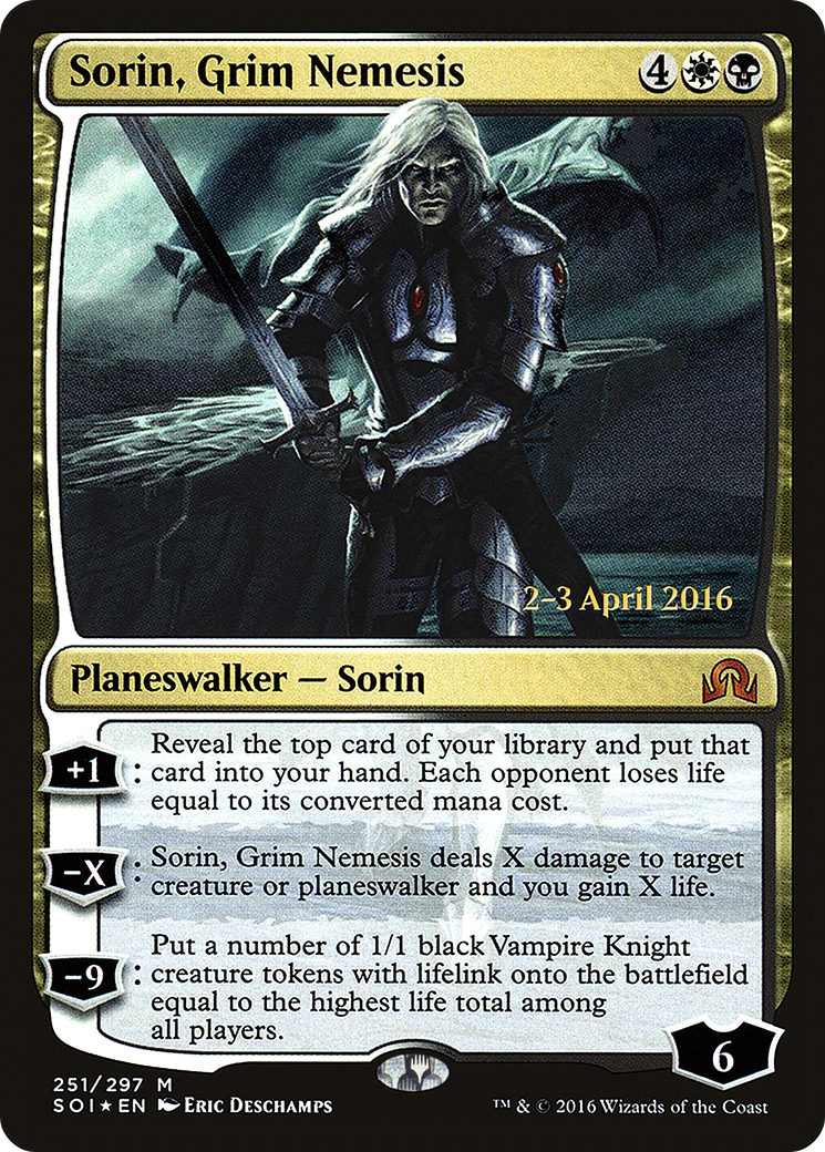 Sorin, Grim Nemesis - Prerelease Promo [PSOI-251s]