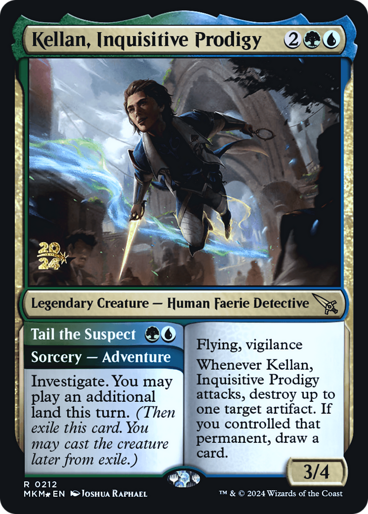 Kellan, Inquisitive Prodigy // Tail the Suspect - Prerelease Promo [PMKM-212s]