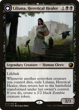Liliana, Heretical Healer // Liliana, Defiant Necromancer [V17-14]