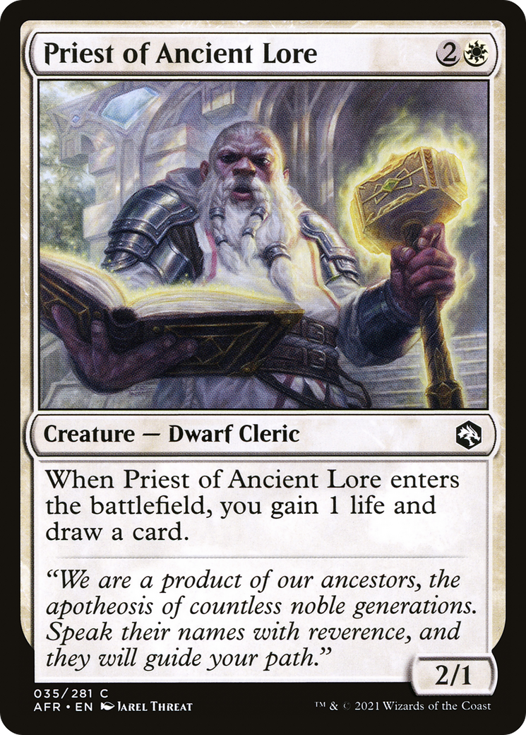Priest of Ancient Lore [AFR-35]