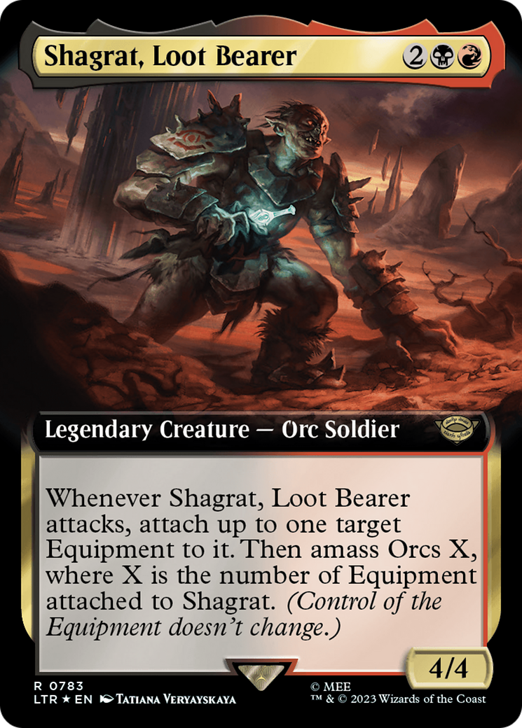 Shagrat, Loot Bearer - Extended Art - Surge Foil [LTR-783]
