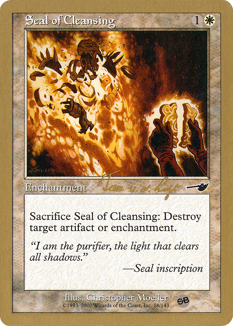 Seal of Cleansing [WC00-tvdl18sb]