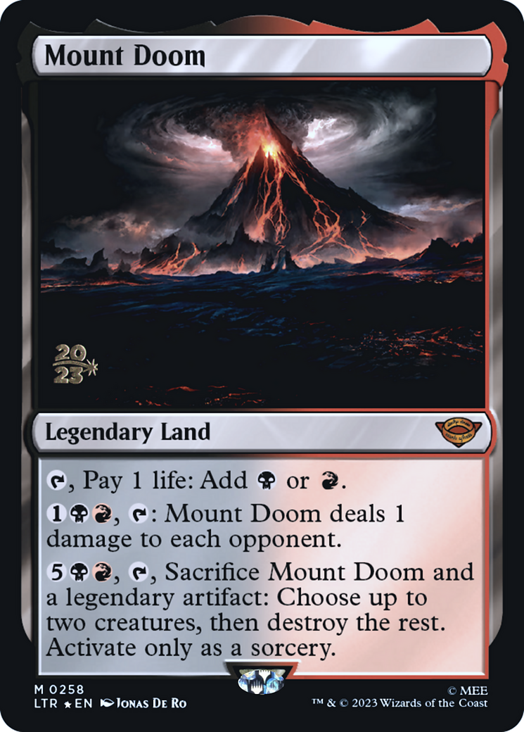 Mount Doom - Prerelease Promo [PLTR-258s]