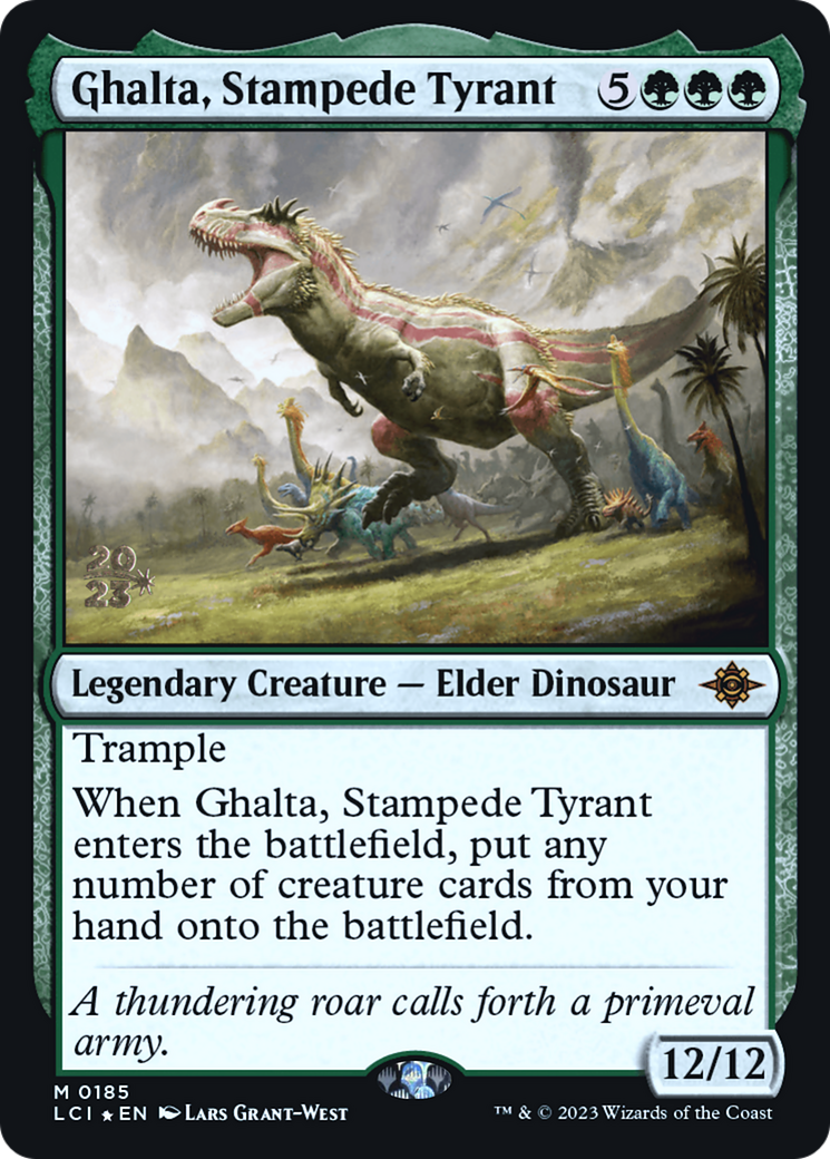 Ghalta, Stampede Tyrant - Prerelease Promo [PLCI-185s]