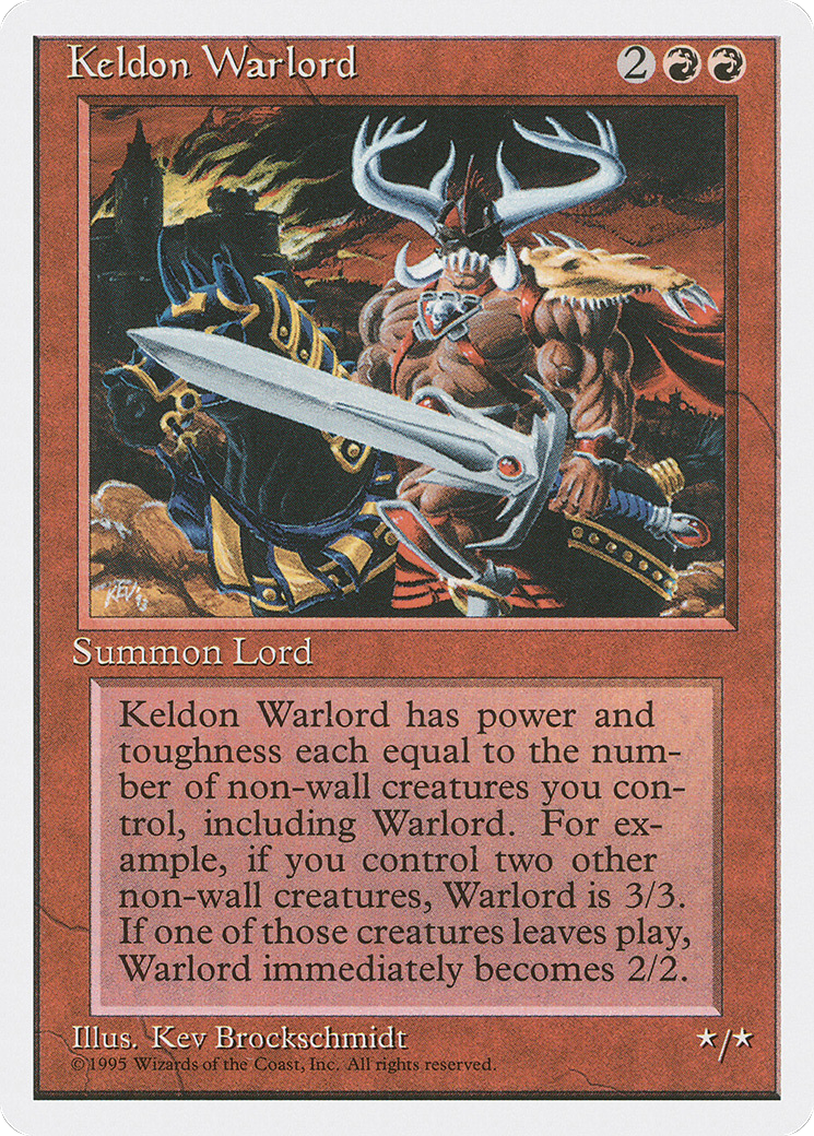 Keldon Warlord [4ED-207]