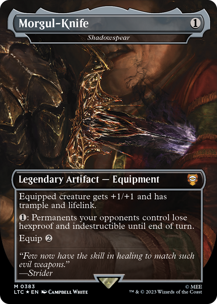 Shadowspear - Borderless - Surge Foil [LTC-383]