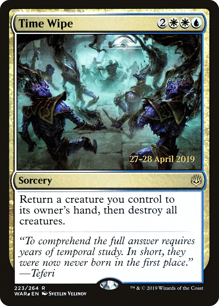 Time Wipe - Prerelease Promo [PWAR-223s]