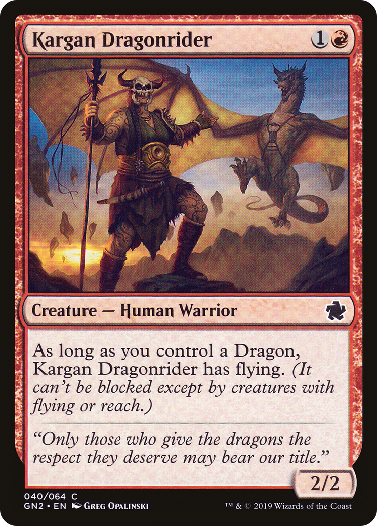 Kargan Dragonrider [GN2-40]
