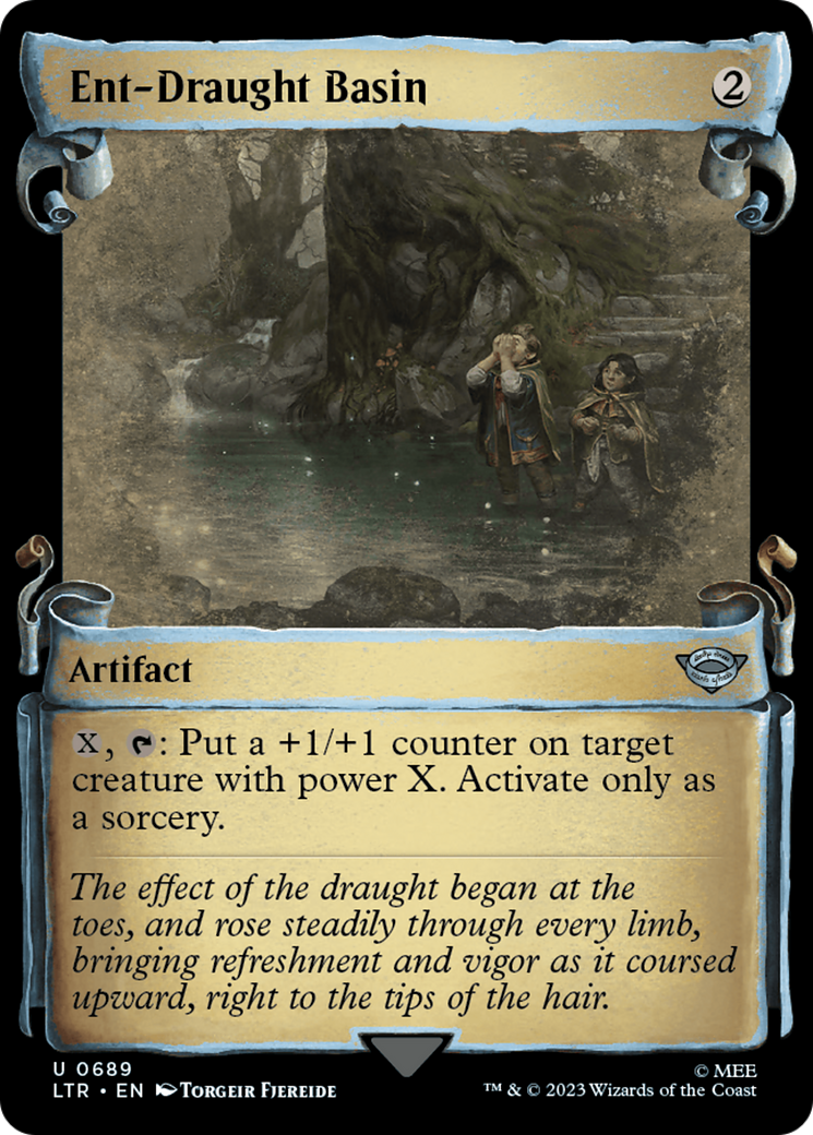 Ent-Draught Basin - Scroll Showcase [LTR-689]