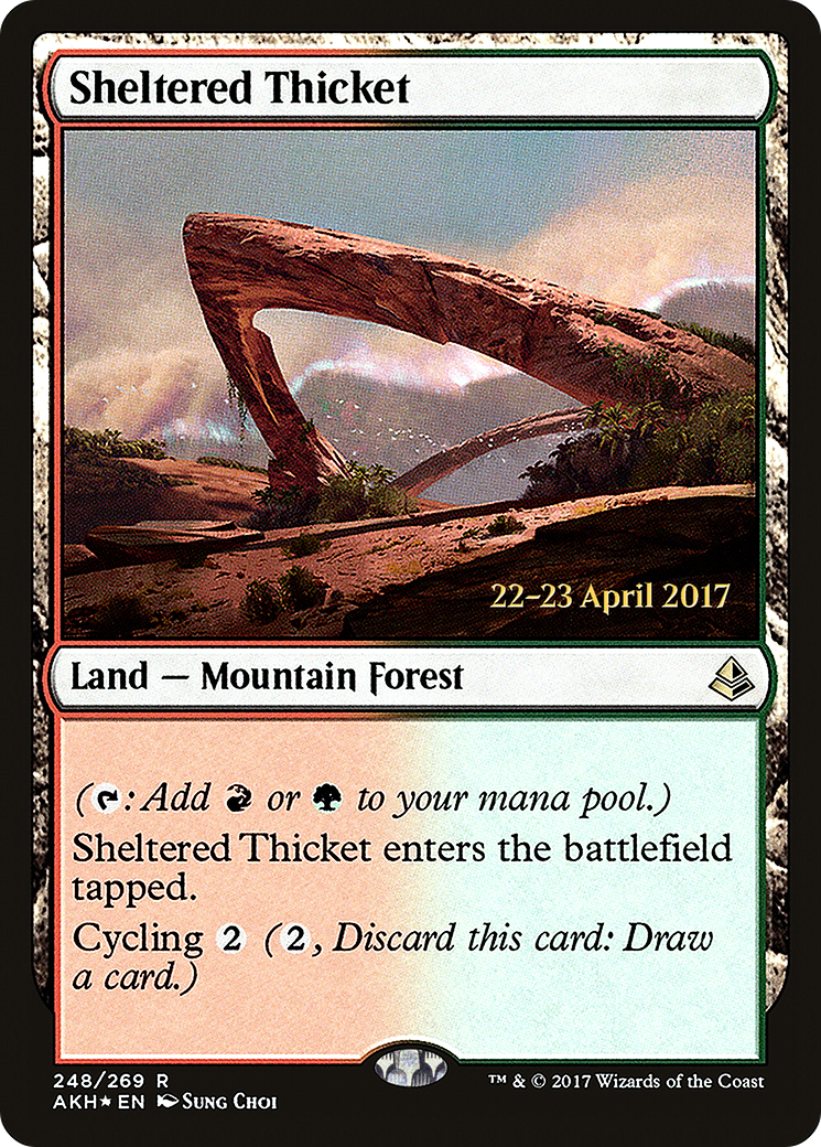 Sheltered Thicket - Prerelease Promo [PAKH-248s]