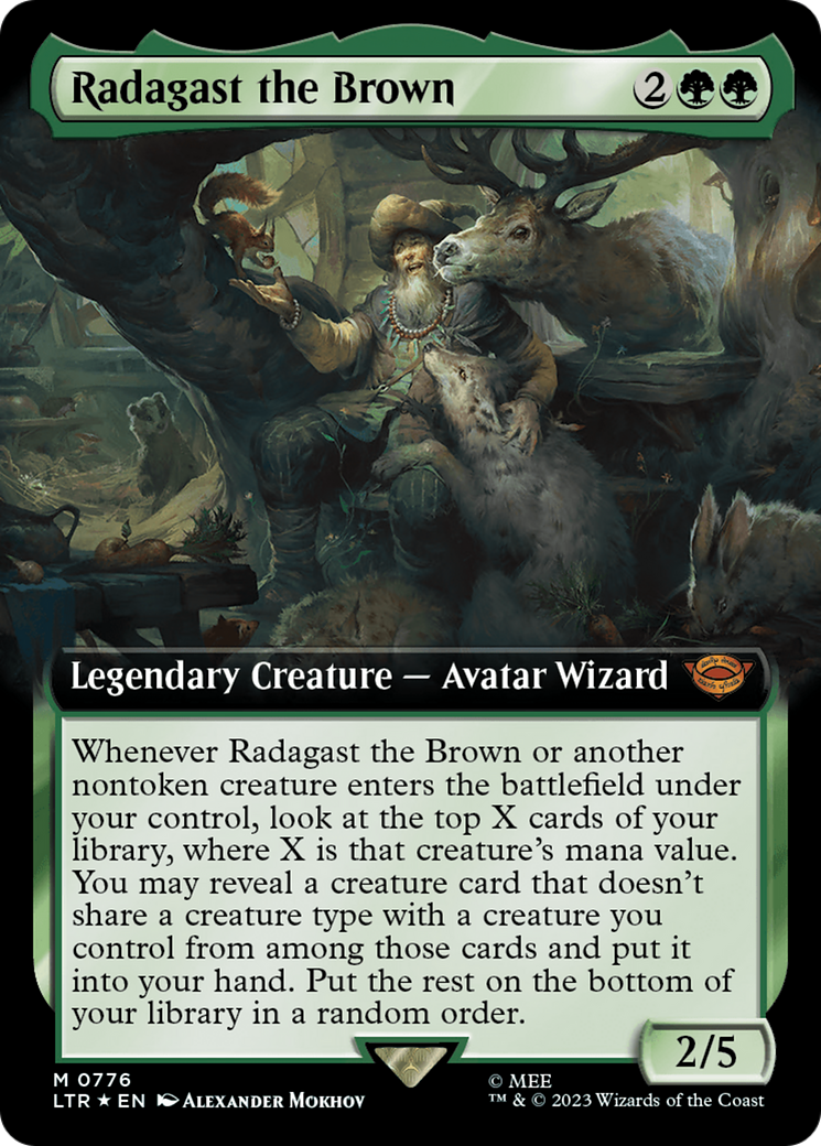 Radagast the Brown - Extended Art - Surge Foil [LTR-776]