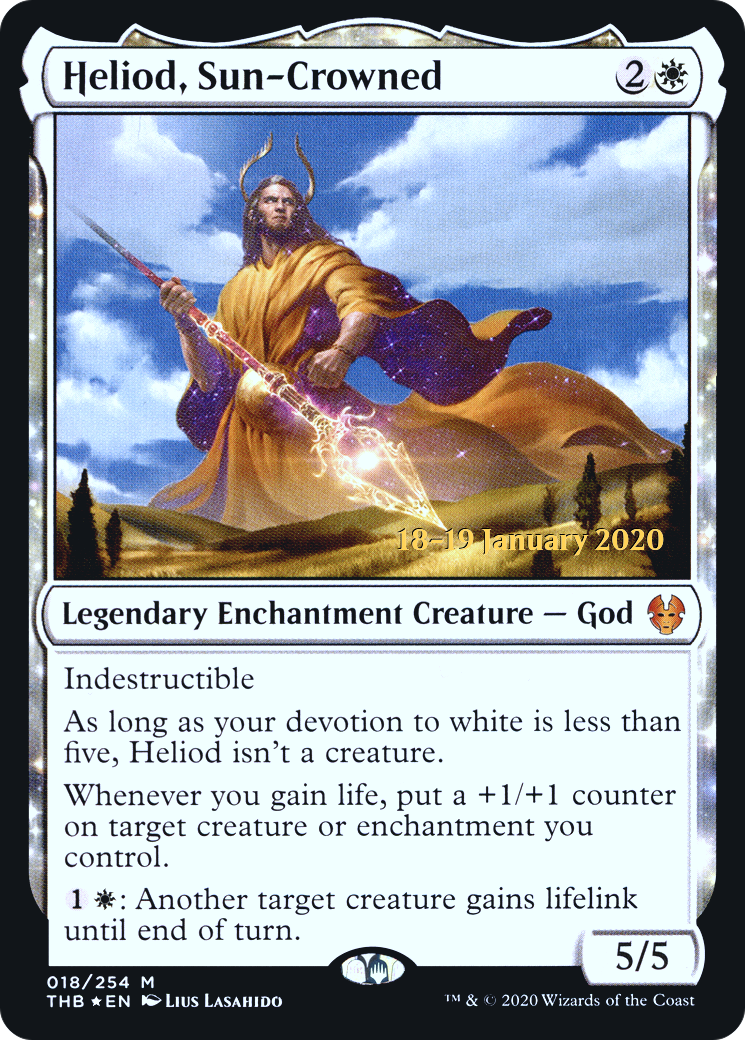 Heliod, Sun-Crowned - Prerelease Promo [PTHB-18s]