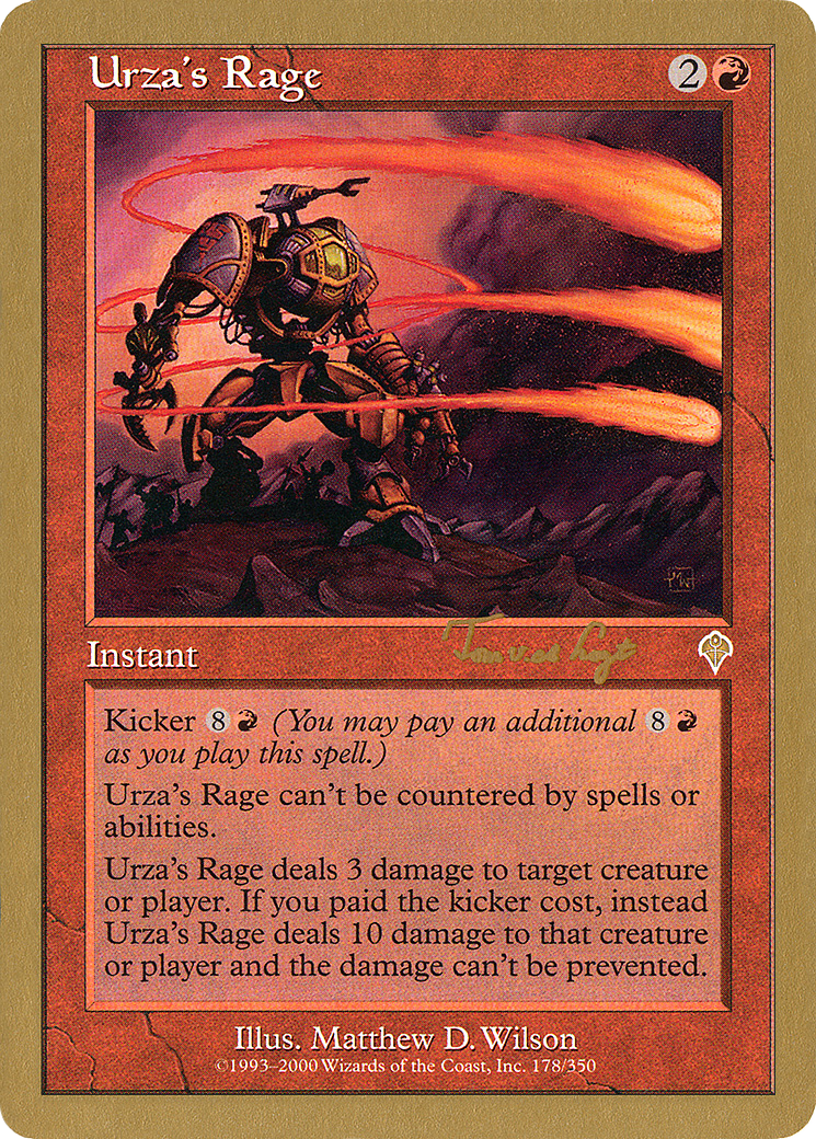 Urza's Rage [WC01-tvdl178]