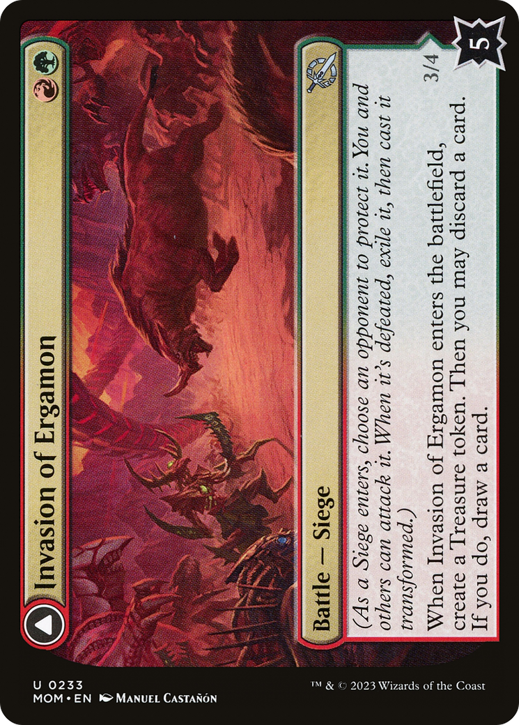 Invasion of Ergamon // Truga Cliffcharger [MOM-233]