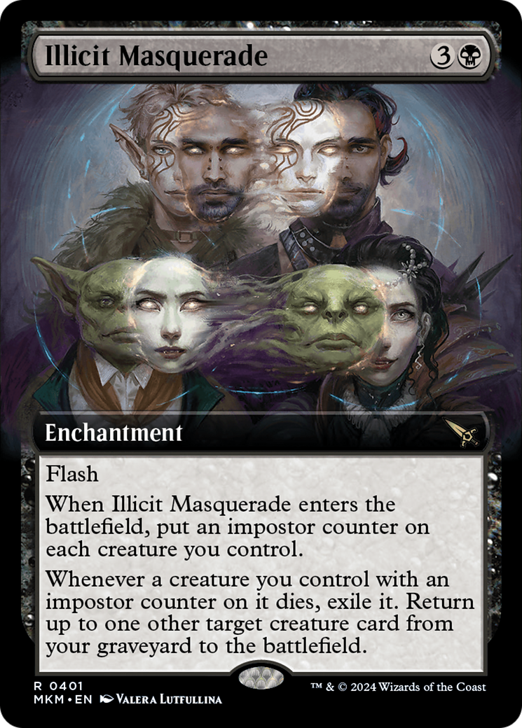 Illicit Masquerade - Extended Art [MKM-401]