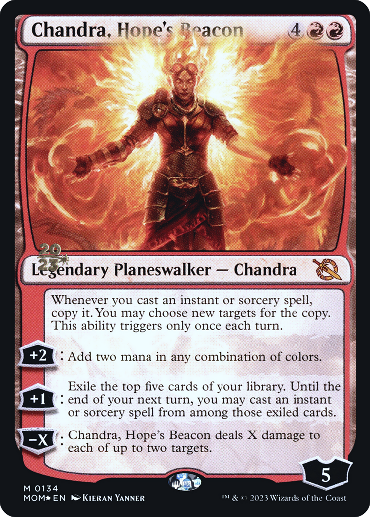 Chandra, Hope's Beacon - Prerelease Promo [PMOM-134s]