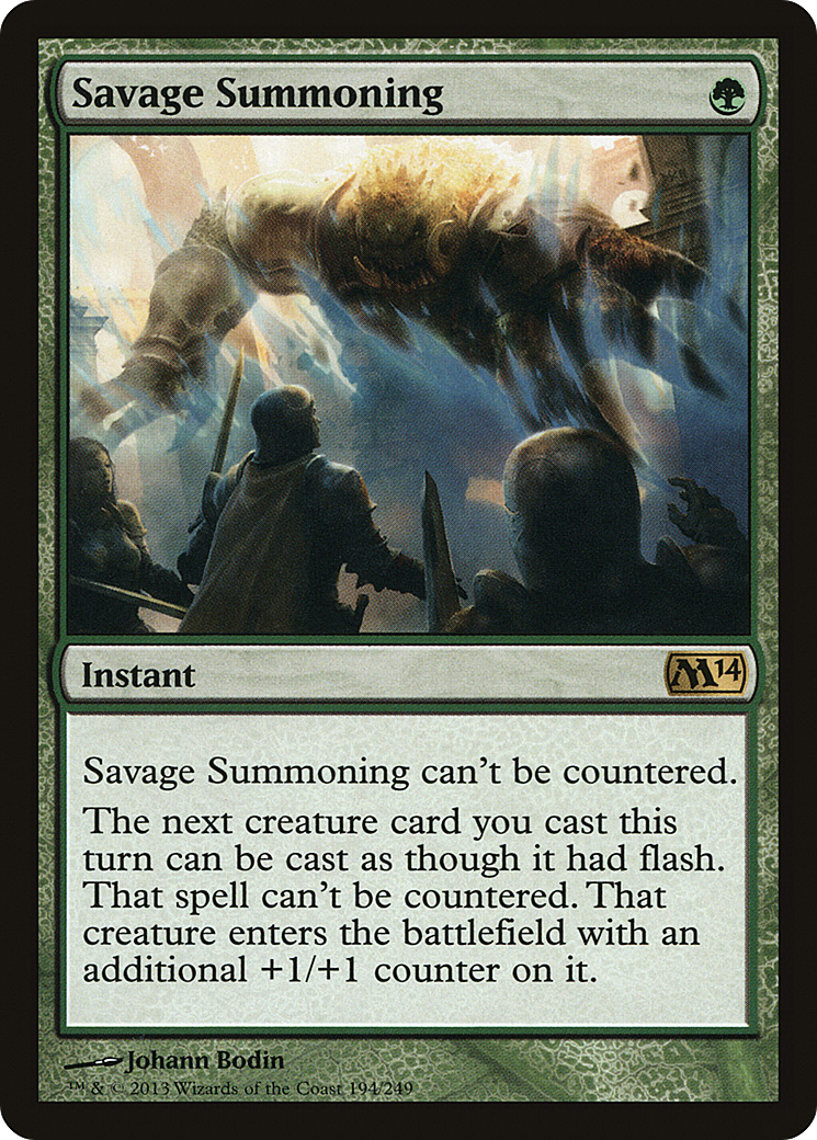 Savage Summoning [M14-194]