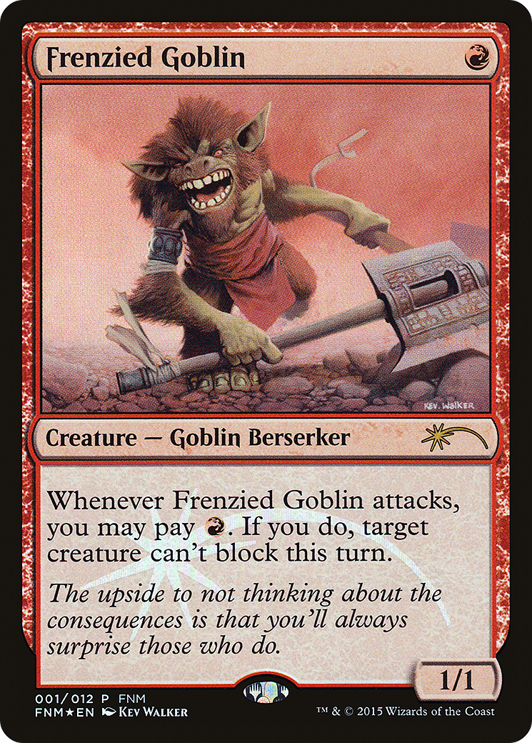 Frenzied Goblin - Promo [F15-1]
