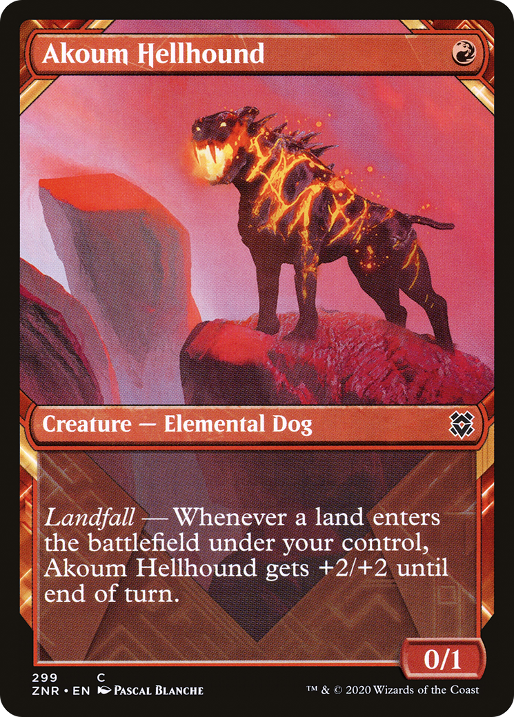 Akoum Hellhound - Showcase [ZNR-299]