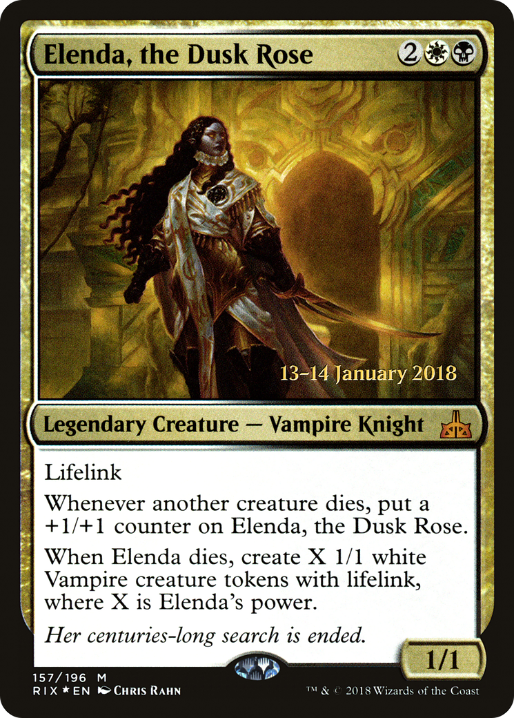 Elenda, the Dusk Rose - Prerelease Promo [PRIX-157s]