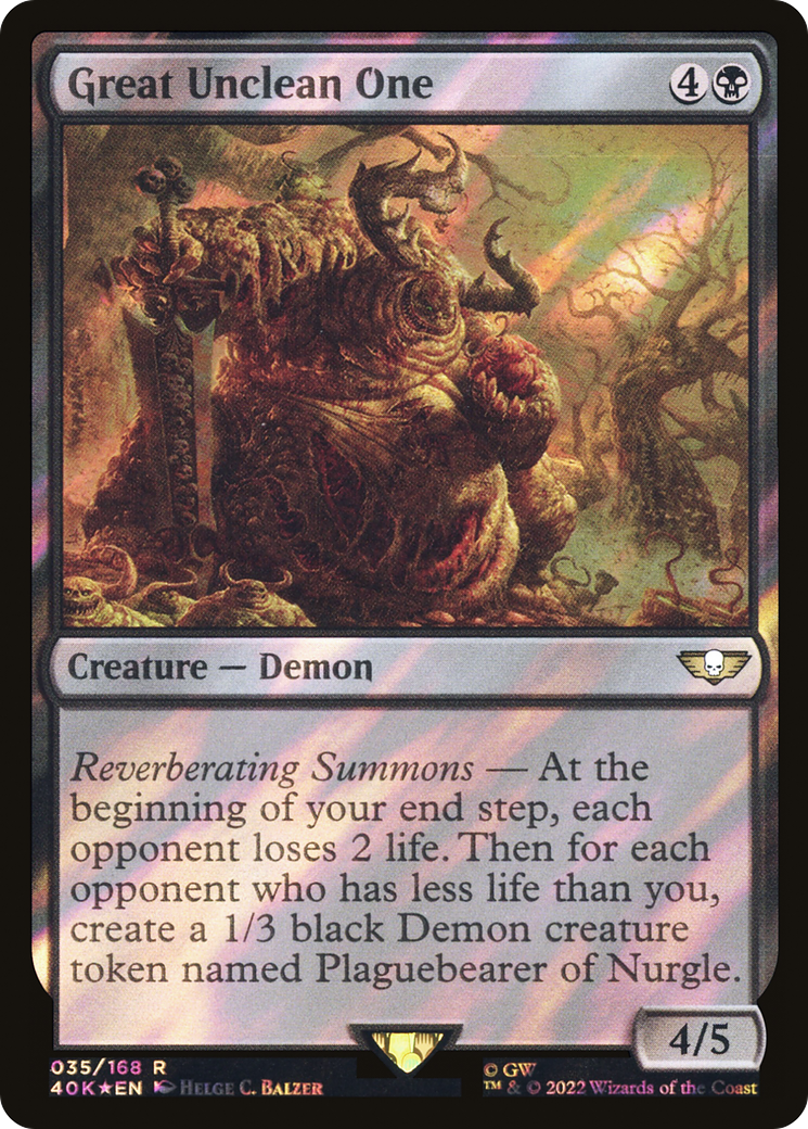 Great Unclean One - Surge Foil [40K-35★]