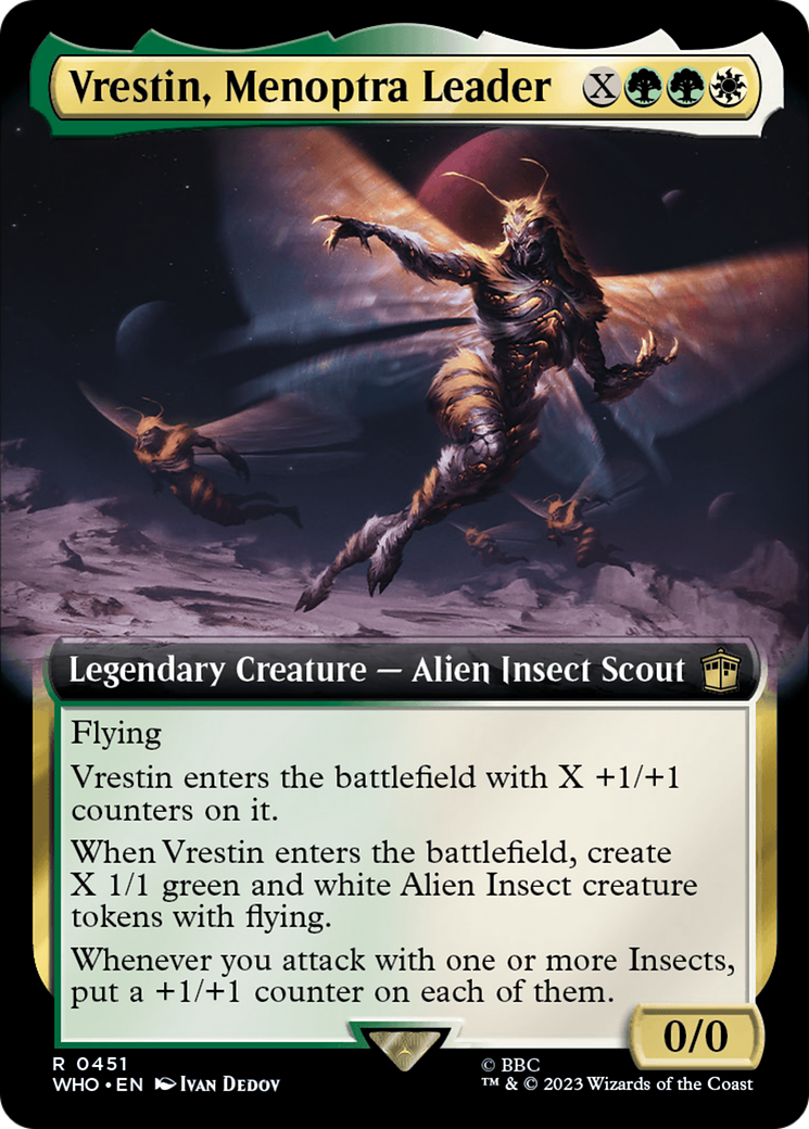Vrestin, Menoptra Leader - Extended Art [WHO-451]