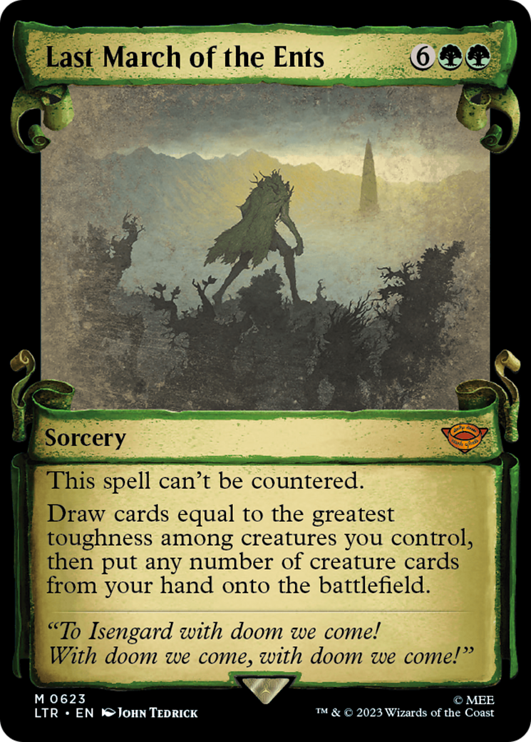 Last March of the Ents - Scroll Showcase [LTR-623]
