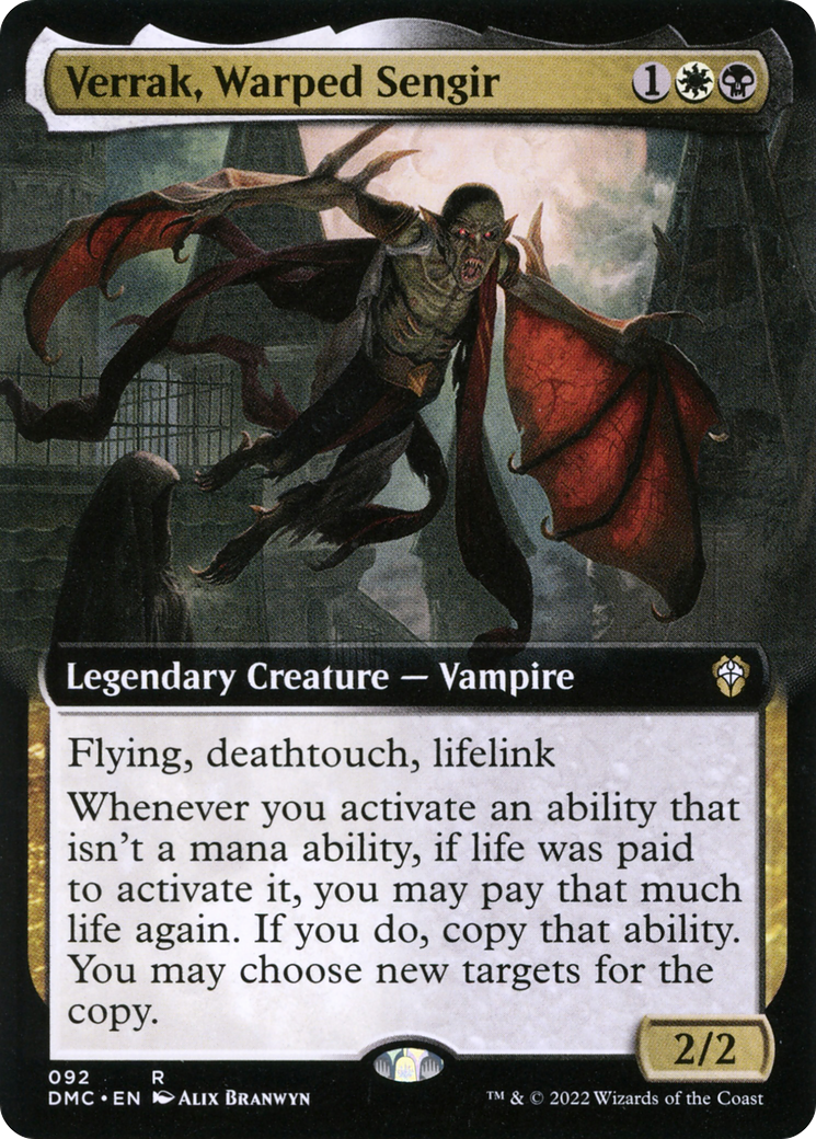 Verrak, Warped Sengir - Extended Art [DMC-92]