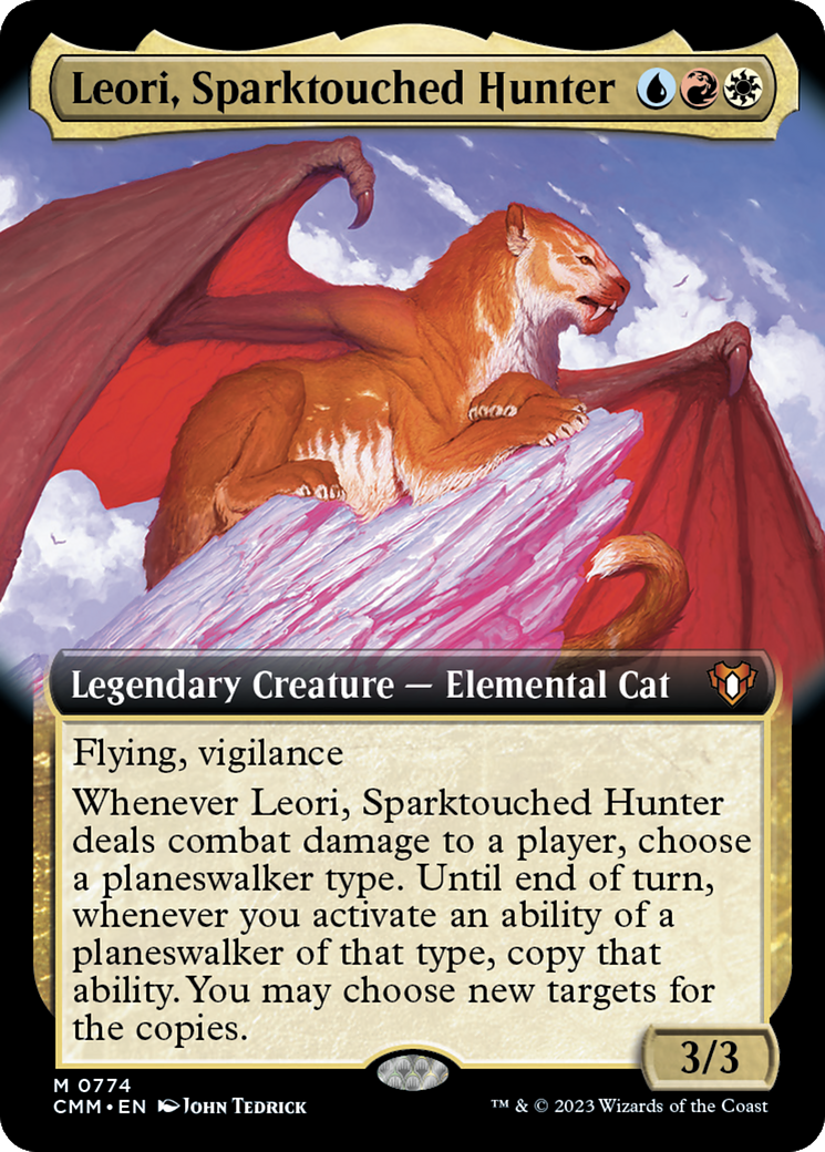 Leori, Sparktouched Hunter - Extended Art [CMM-774]