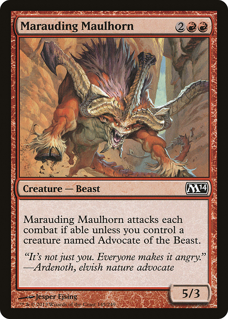 Marauding Maulhorn [M14-145]