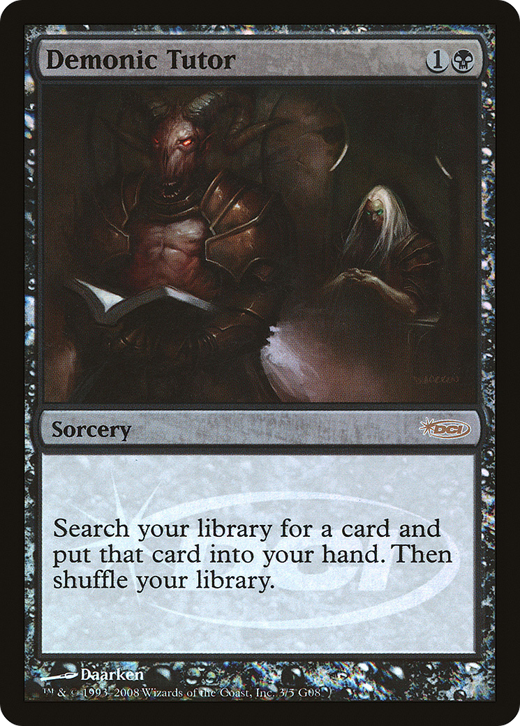 Demonic Tutor - Promo [G08-3]