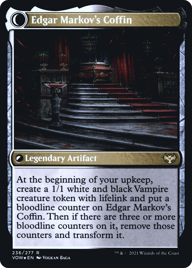 Edgar, Charmed Groom // Edgar Markov's Coffin - Prerelease Promo [PVOW-236s]