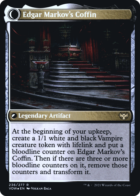 Edgar, Charmed Groom // Edgar Markov's Coffin - Prerelease Promo [PVOW-236s]