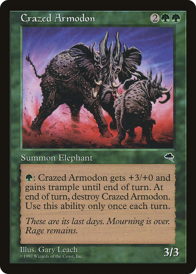 Crazed Armodon [TMP-220]