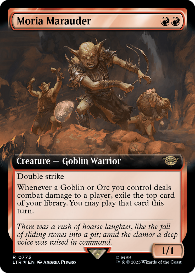 Moria Marauder - Extended Art - Surge Foil [LTR-773]