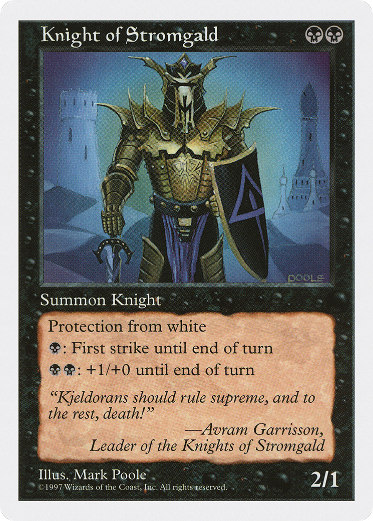 Knight of Stromgald [5ED-171]