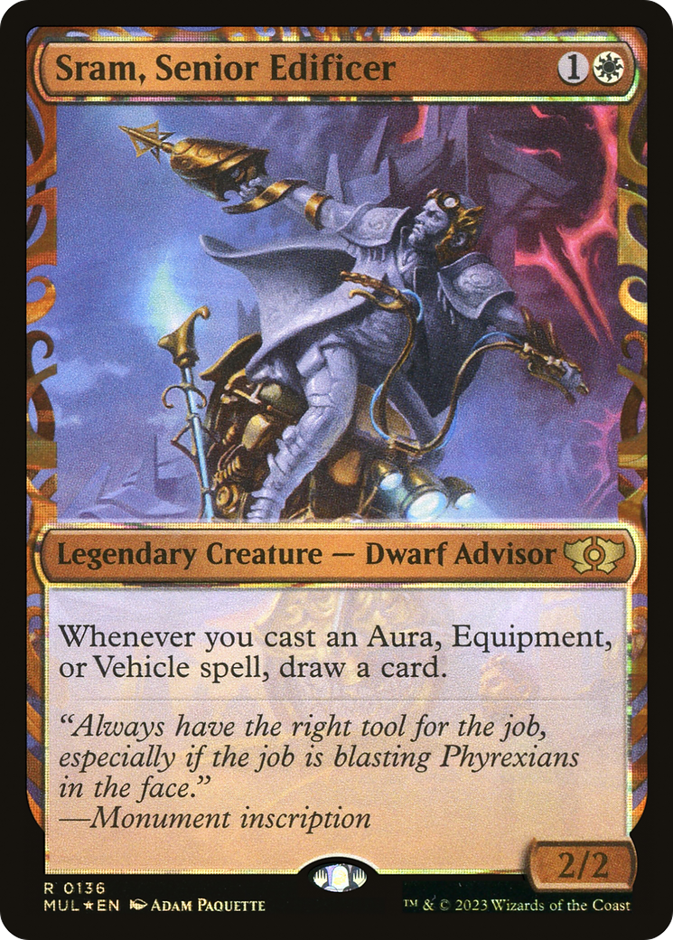 Sram, Senior Edificer - Showcase - Halo Foil - Full Art [MUL-136]