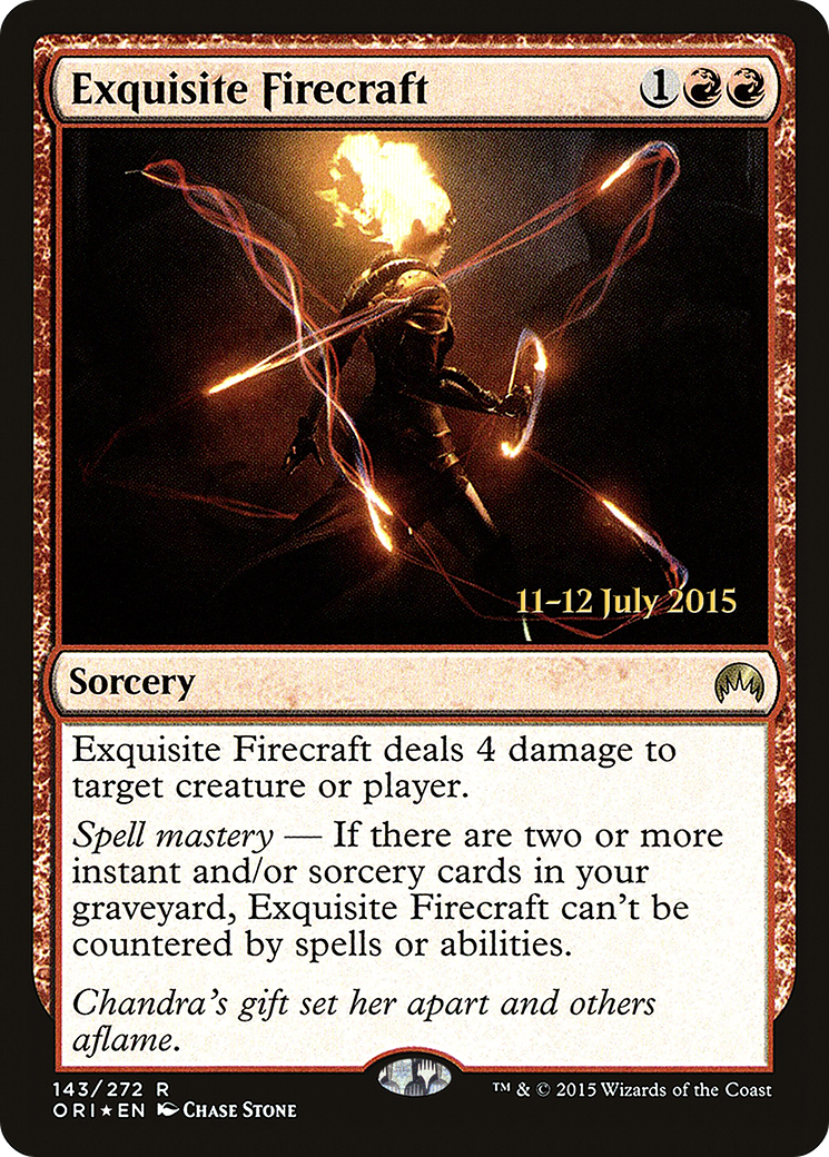 Exquisite Firecraft - Prerelease Promo [PORI-143s]