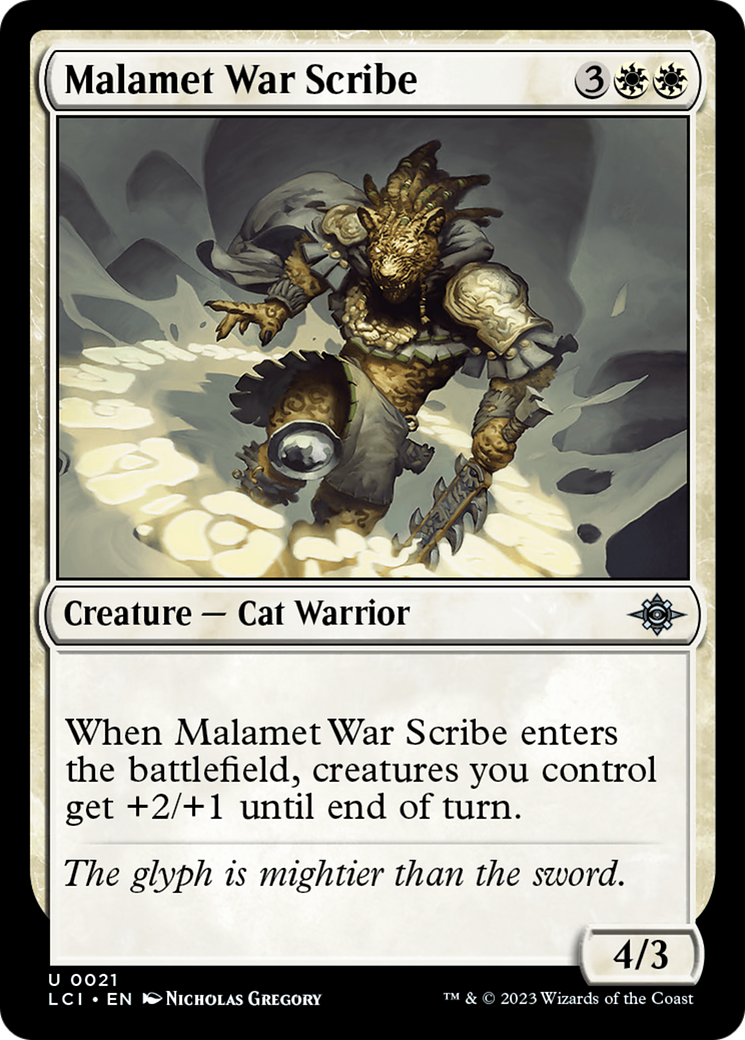Malamet War Scribe [LCI-21]