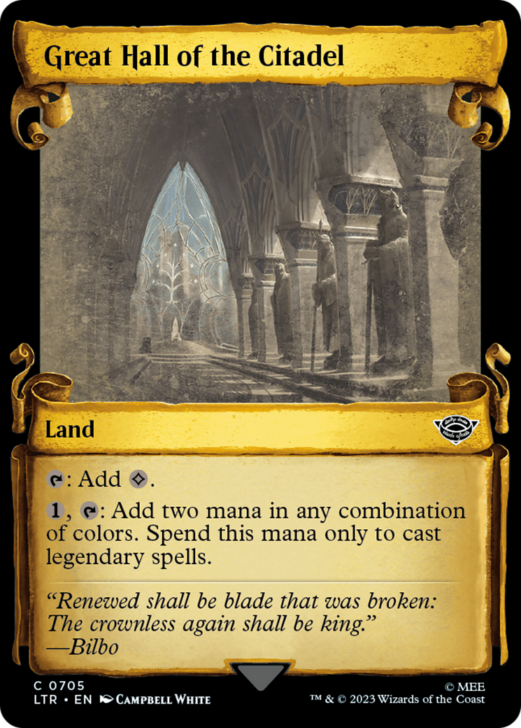 Great Hall of the Citadel - Scroll Showcase [LTR-705]