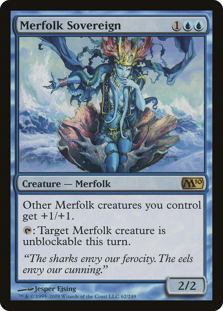 Merfolk Sovereign [M10-62]