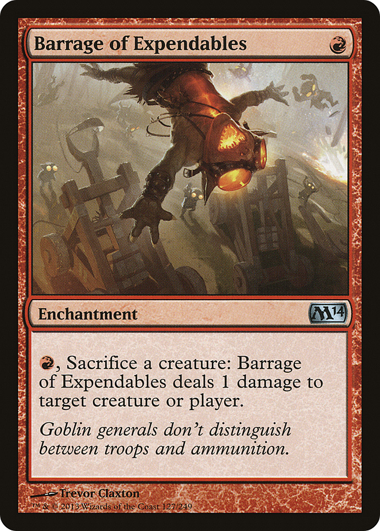 Barrage of Expendables [M14-127]