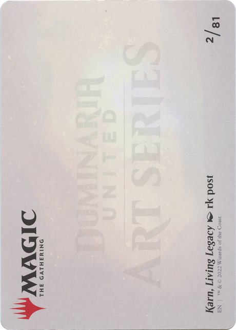 Karn, Living Legacy // Karn, Living Legacy [ADMU-2]