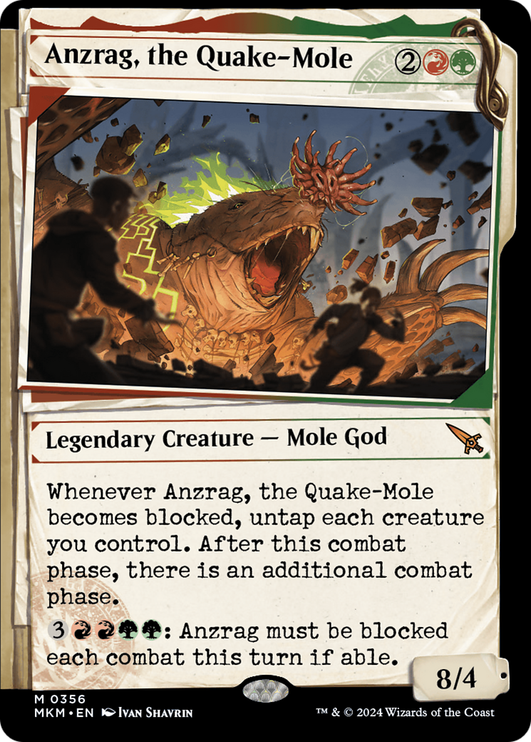 Anzrag, the Quake-Mole - Dossier Showcase [MKM-356]