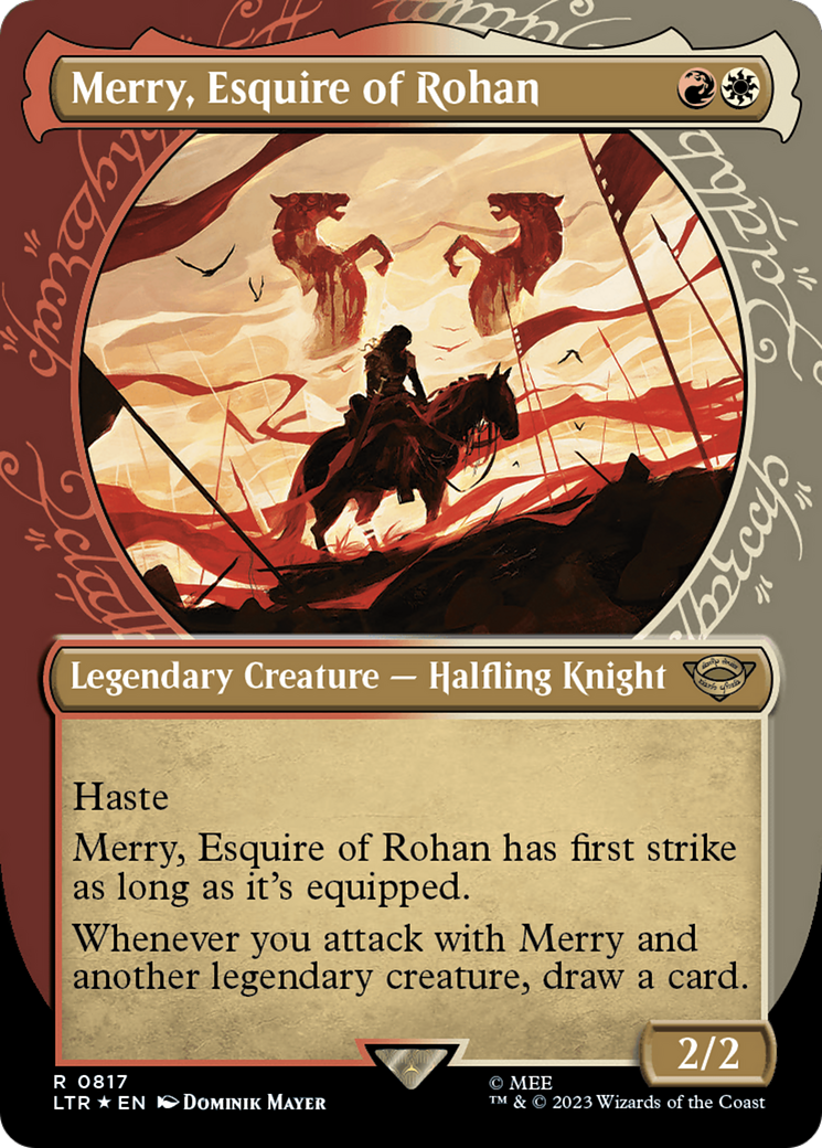 Merry, Esquire of Rohan - Borderless - Showcase - Surge Foil [LTR-817]